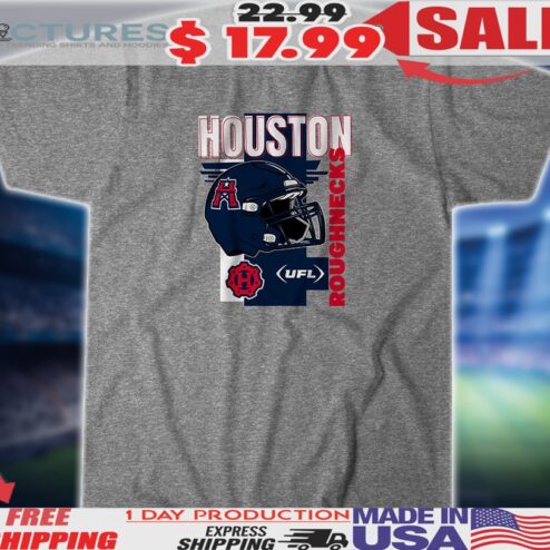 Houston Roughnecks Helmet Frame 2025 Shirt