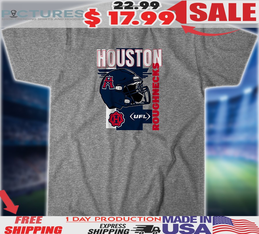 Houston Roughnecks Helmet Frame 2025 Shirt