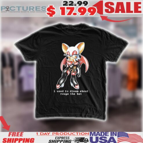 I Used To Dream About Rouge The Bat Sonic The Hedgehog Shirt