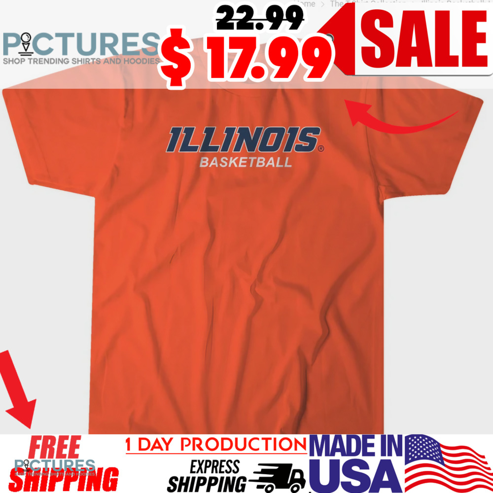 Illinois Basketball Logo Stack 2025 Shirt