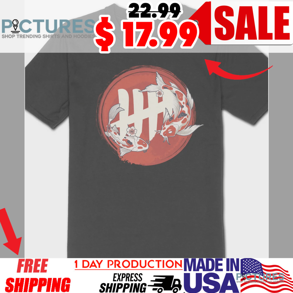 Interlocking Koi Fish Japanese Style Shirt