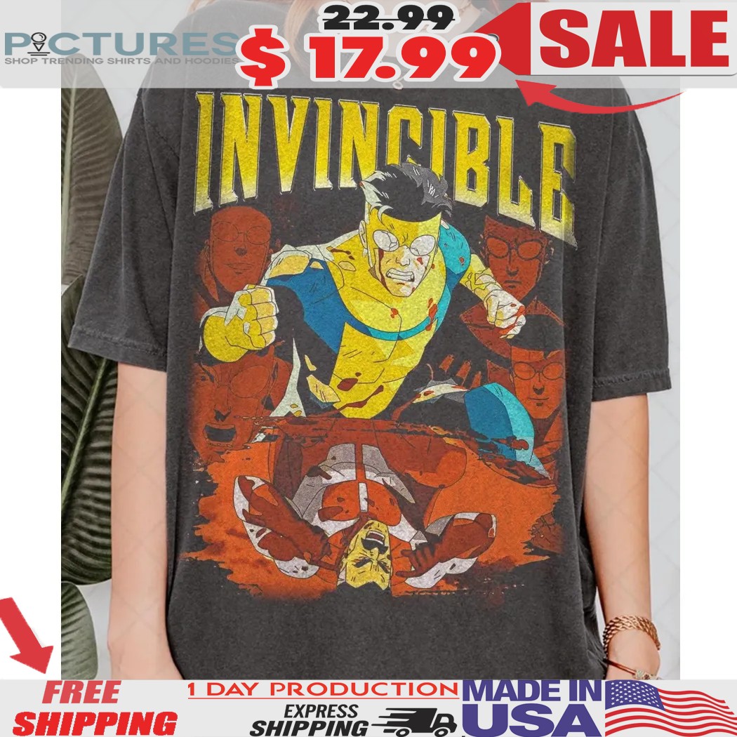 Invincible Mark Superhero Comic Book Bootleg Fan Comic Book Bootleg Fan Vintage Style Shirt