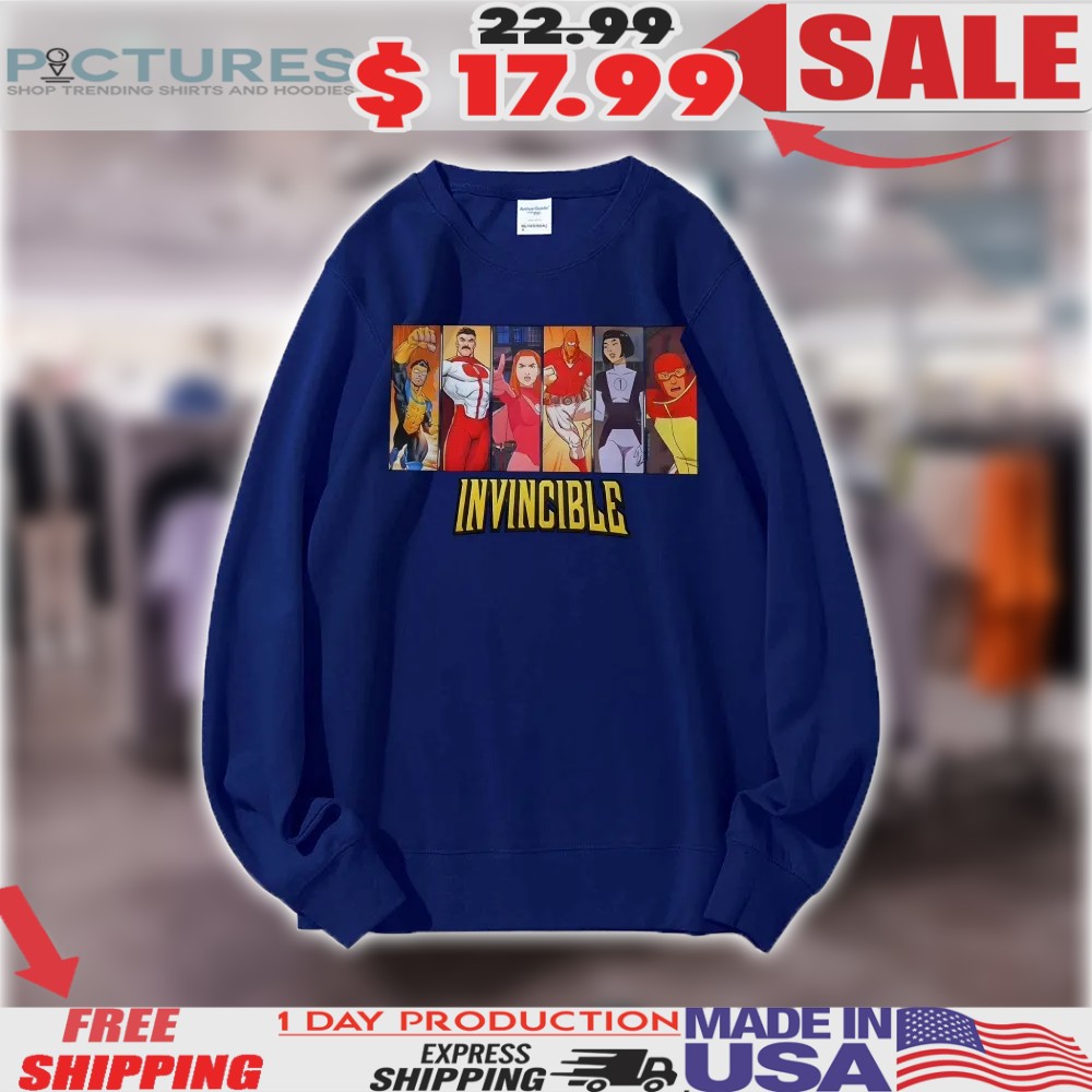 Invincible Omniman Mark Grayson Atom Eve Rex Splode Dupli Kate Shirt