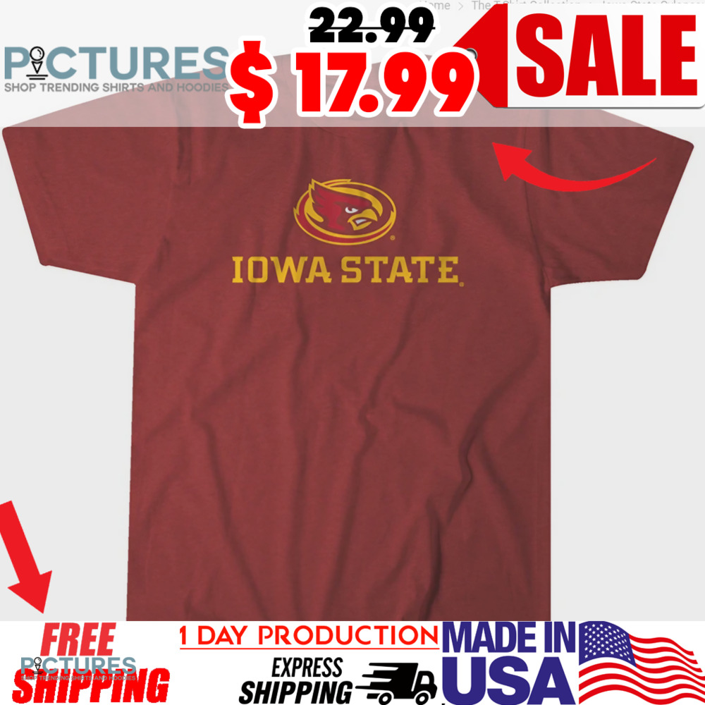 Iowa State Cylones Wordmark Logo Shirt