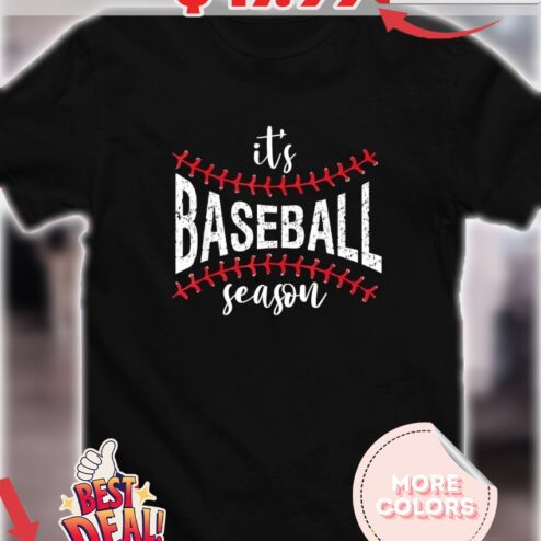 It’s baseball season vintage design shirt