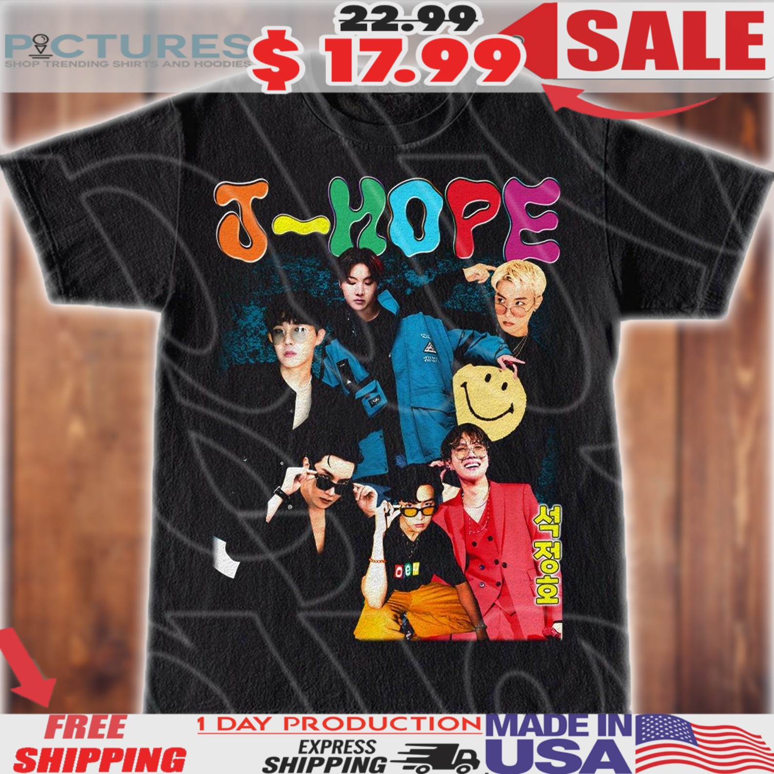 J-hope On The Stage Vintage Bootleg Style Bts Member Shirt