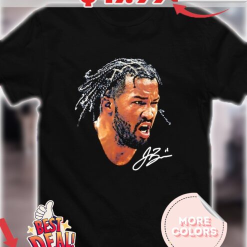 Jalen Brunson NBA big face player signature shirt