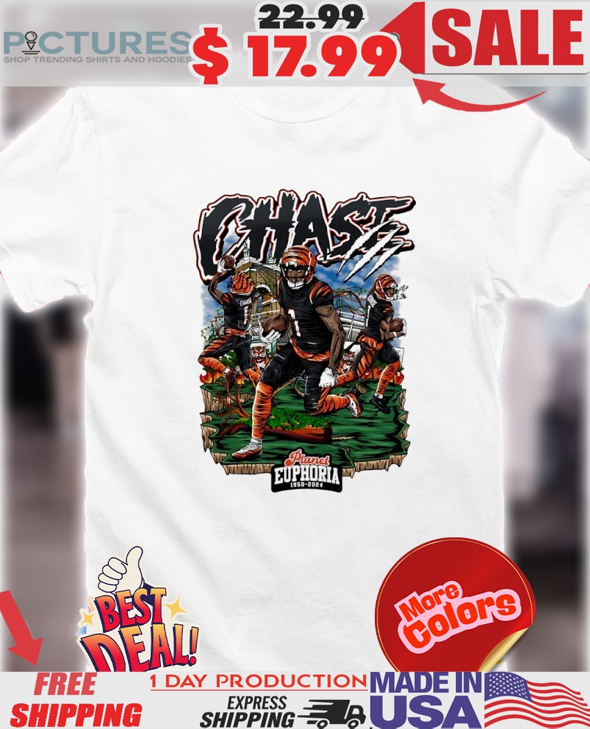 Ja’marr Chase Toon Cincinnati Bengals Football Griddy Comic Planet Euphoria 1950 2024 Shirt
