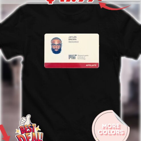 Jaylen Brown Massachusetts Institute of Technology Card shirt