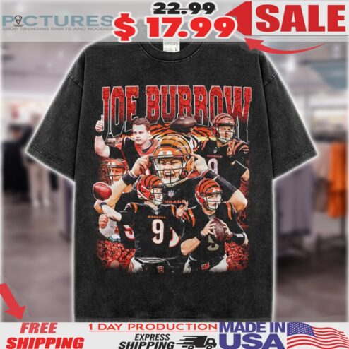Joe Burrow Cincinnati Bengals Vintage Bootleg Shirt