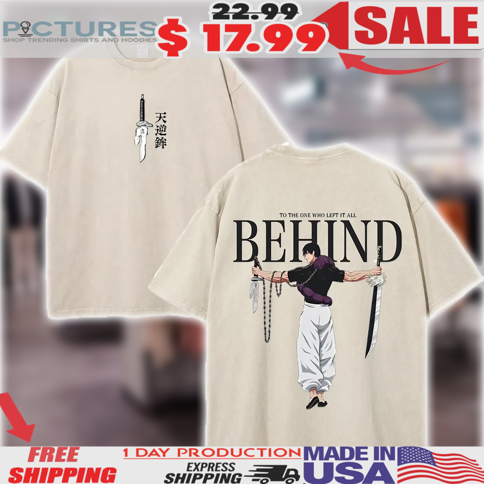 Jujutsu Kaisen Toji Fushiguro To The One Who Left It All Behind Shirt