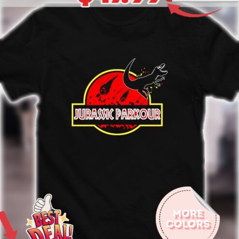 Jurassic Parkour X Jurassic Park shirt