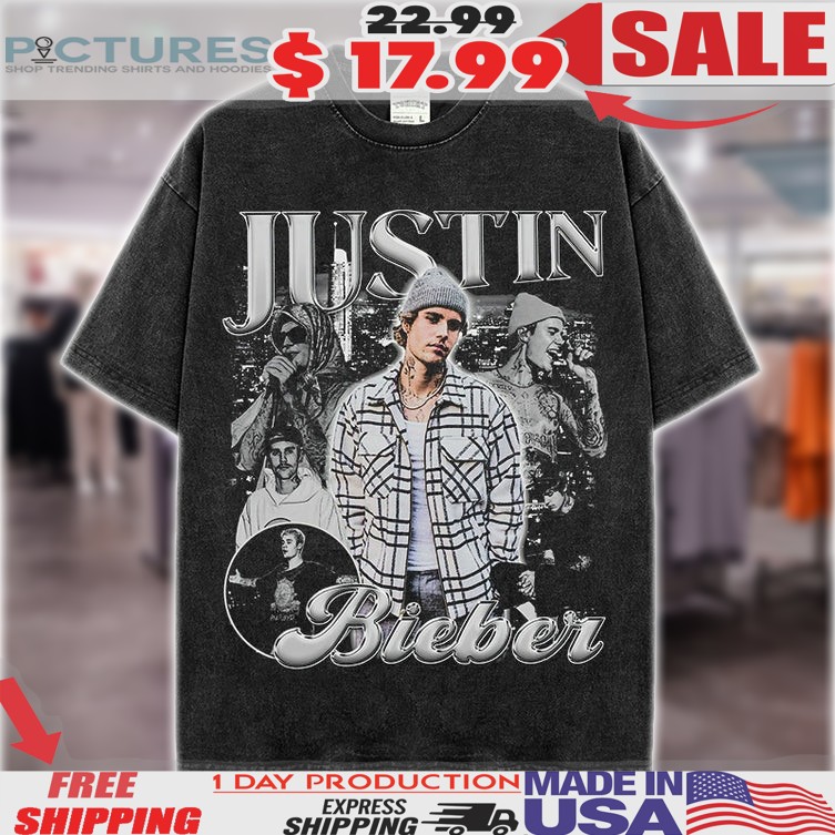 Justin Bieber Silver Vintage Bootleg Shirt