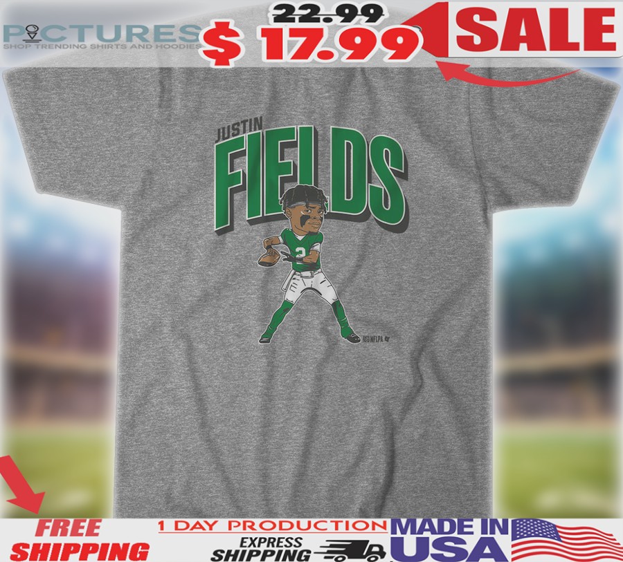 Justin Fields New York Jets Caricature Shirt