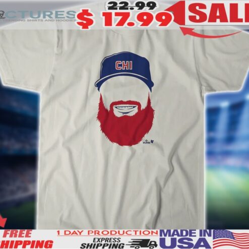 Justin Turner Chicago Cubs Baseball Chicago Beard Shirt