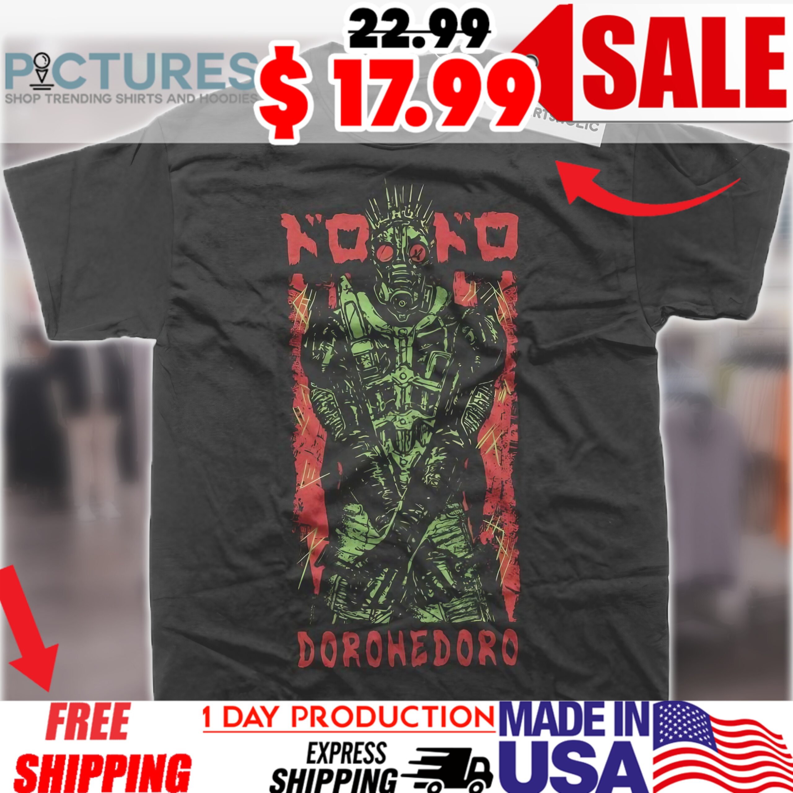 Kaiman Dorohedoro Manga Anime Graphic Shirt