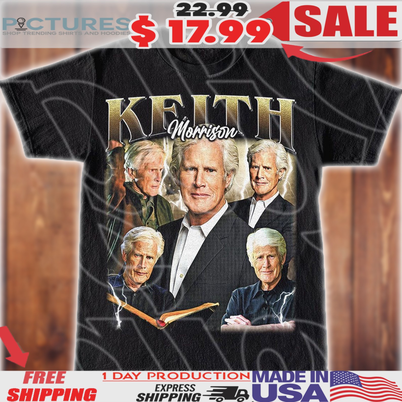 Keith Morrison Vintage Bootleg Style Shirt