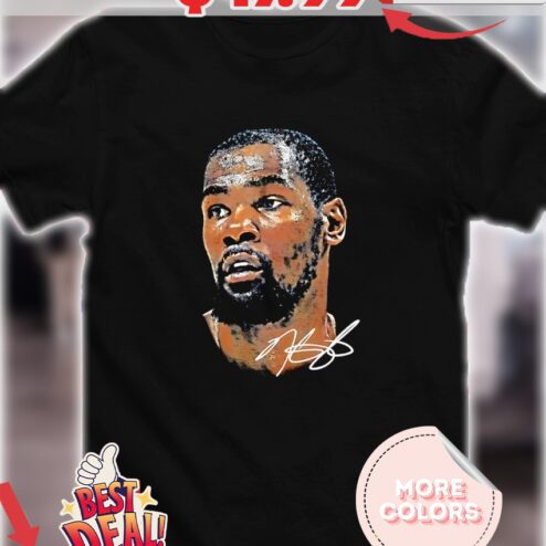 Kevin Durant NBA big face player signature vintage shirt