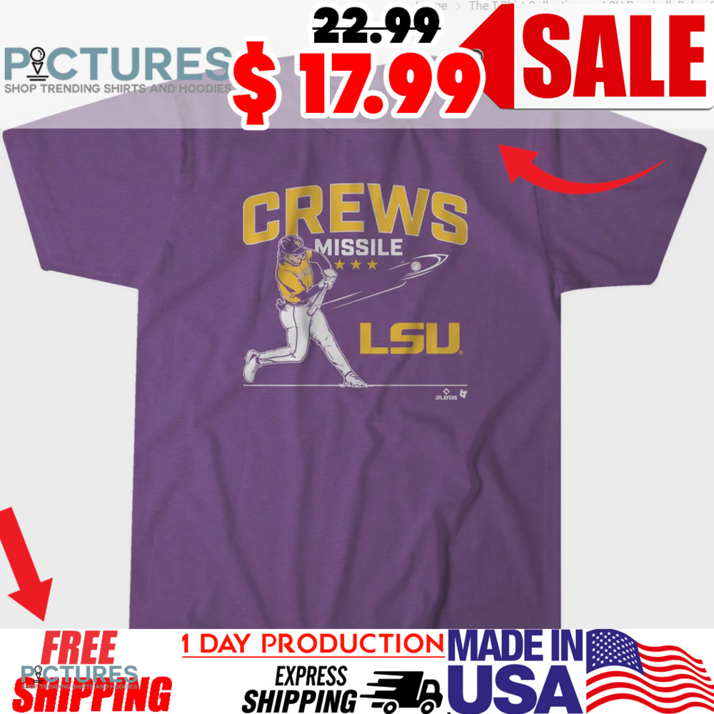 LSU Baseball Dylan Crews Missile Shirt