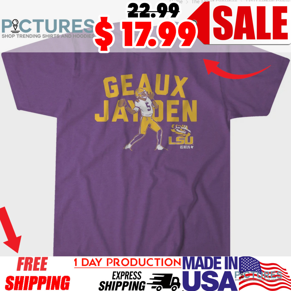 LSU Tigers Football Geaux Jayden Daniels 2025 NCAA Painting Shirt