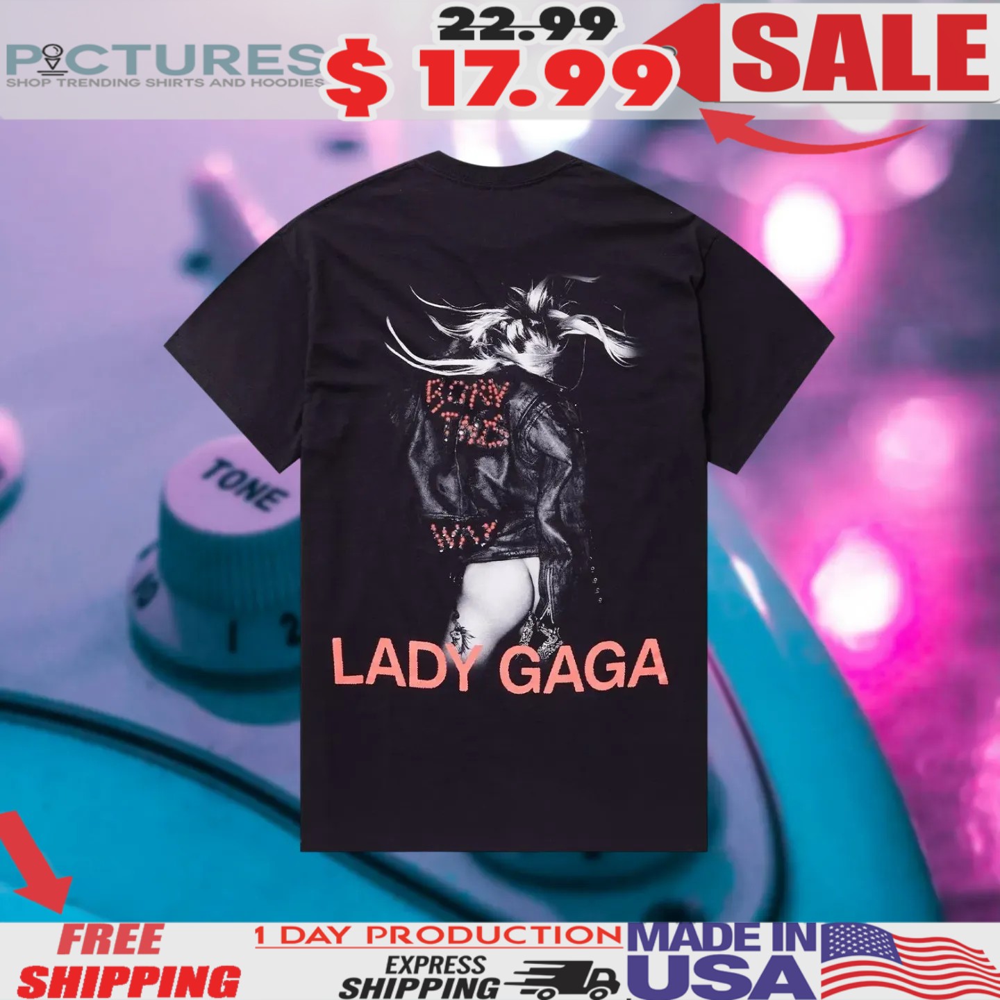 Lady Gaga Born This Way Sexy Art Shirt