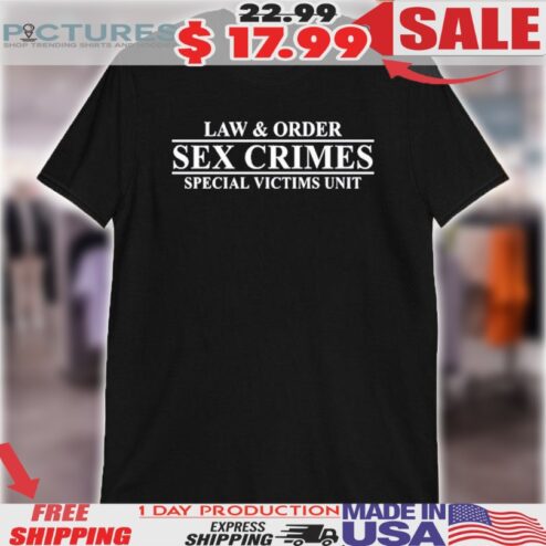 Law & Order Svu Sex Crimes Special Victims Unit Shirt