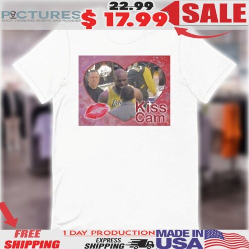 Lebron James Los Angeles Lakers Kiss Cam Heart Shirt