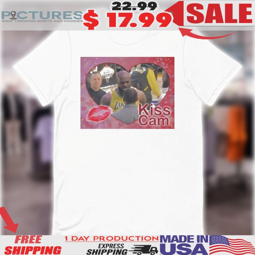 Lebron James Los Angeles Lakers Kiss Cam Heart Shirt