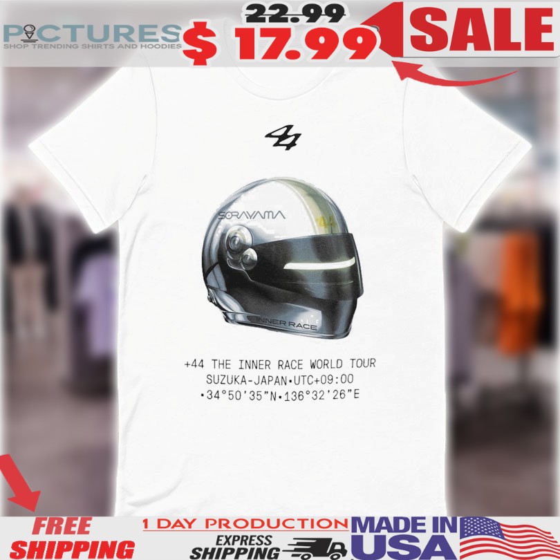 Lewis Hamilton Hajime Sorayama +44 Casque The Inner Race World Tour Suzuka Japan Helmet Shirt