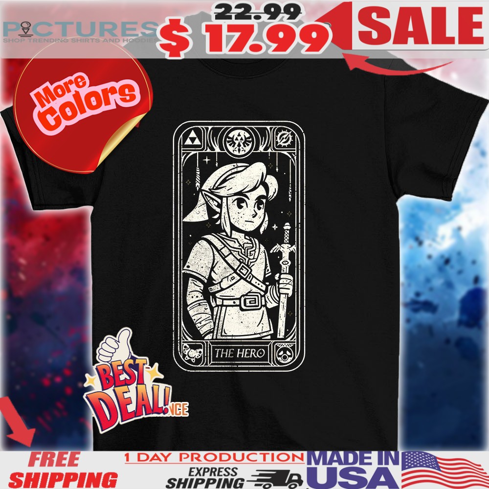 Link The Legend of Zelda the new tarot hero vintage shirt
