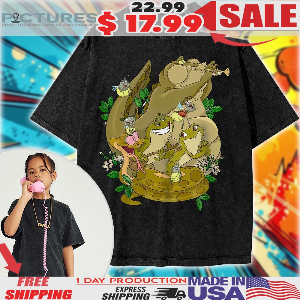 Louis The Princess and the Frog Animated For Kids Shirt
