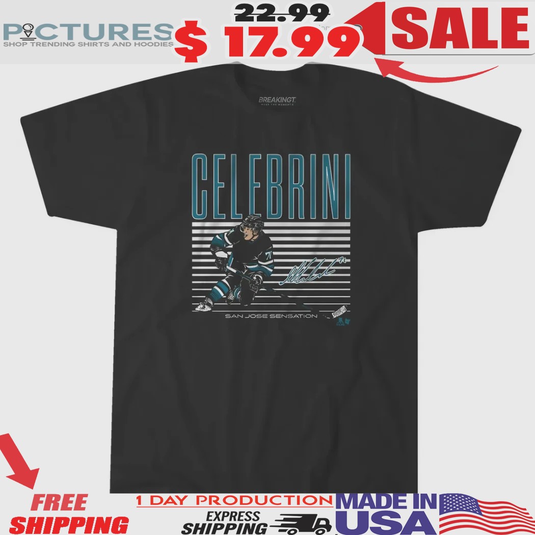 Macklin Celebrini San Jose Sensation signature shirt