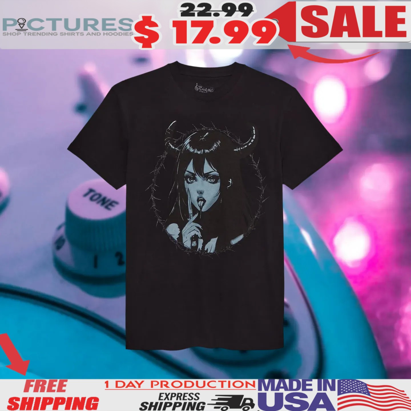 Magnolia Park Vampire Horror Shirt