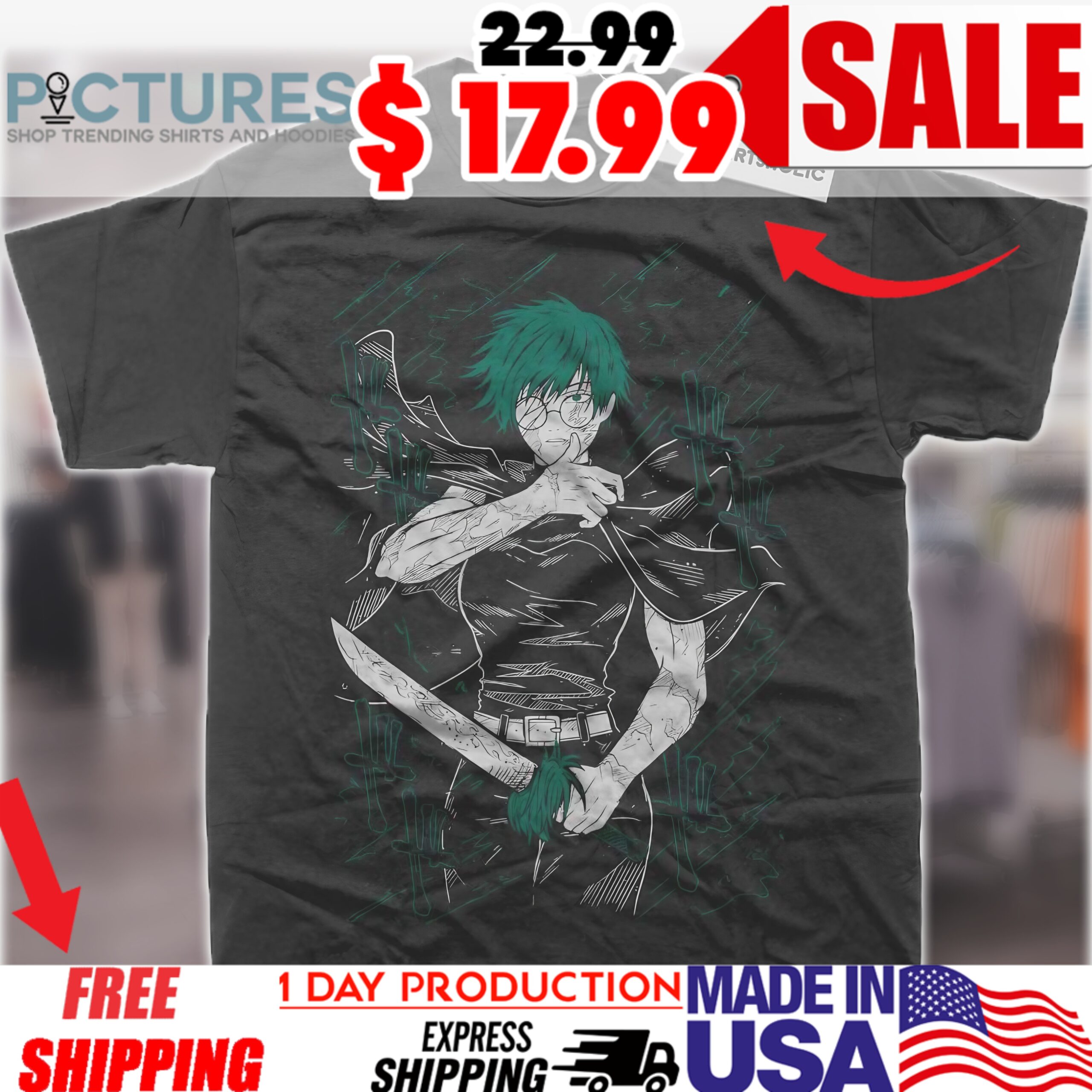 Maki Zenin Jujutsu Kaisen Anime Streetwear Fashion Shirt