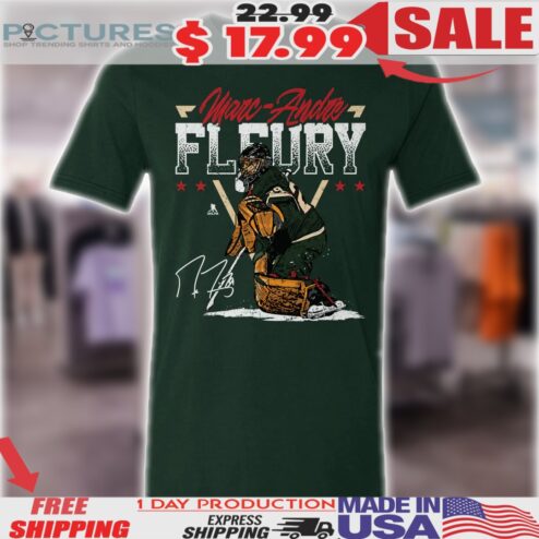 Marc-Andre Fleury Minnesota Wild Triangle Name Shirt