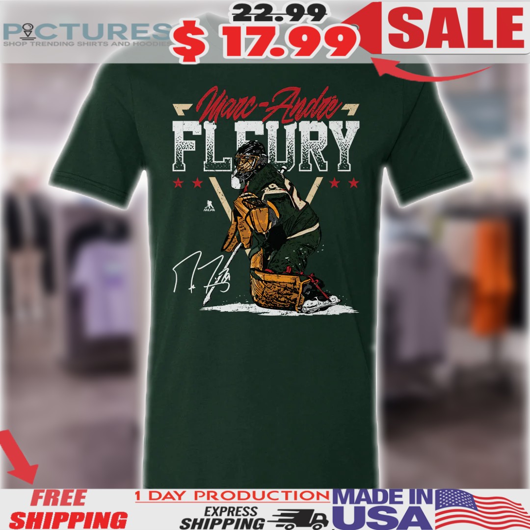 Marc-Andre Fleury Minnesota Wild Triangle Name Shirt