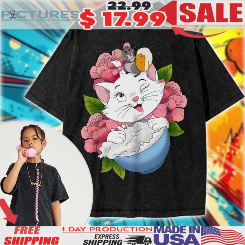 Marie The Aristocats For Animated For Kids Vintage Shirt