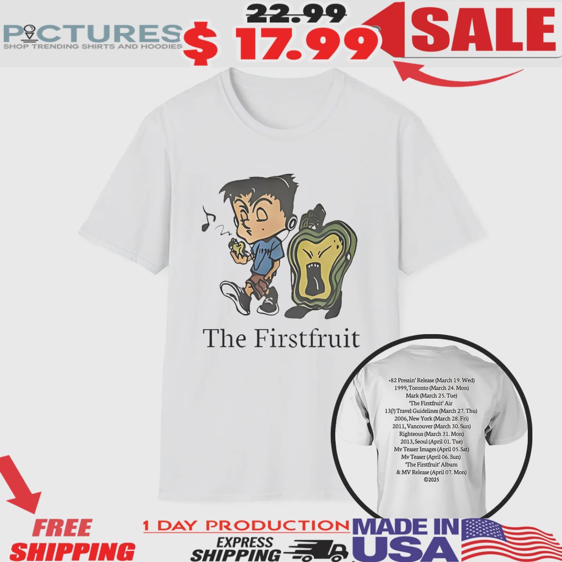 Mark Lee Wearing The Firstfruit Shirt