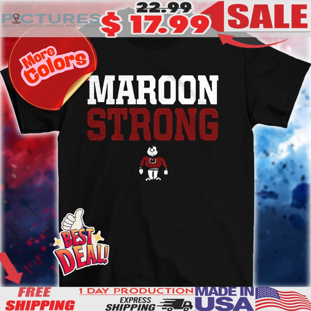 Maroon strong logo shirt