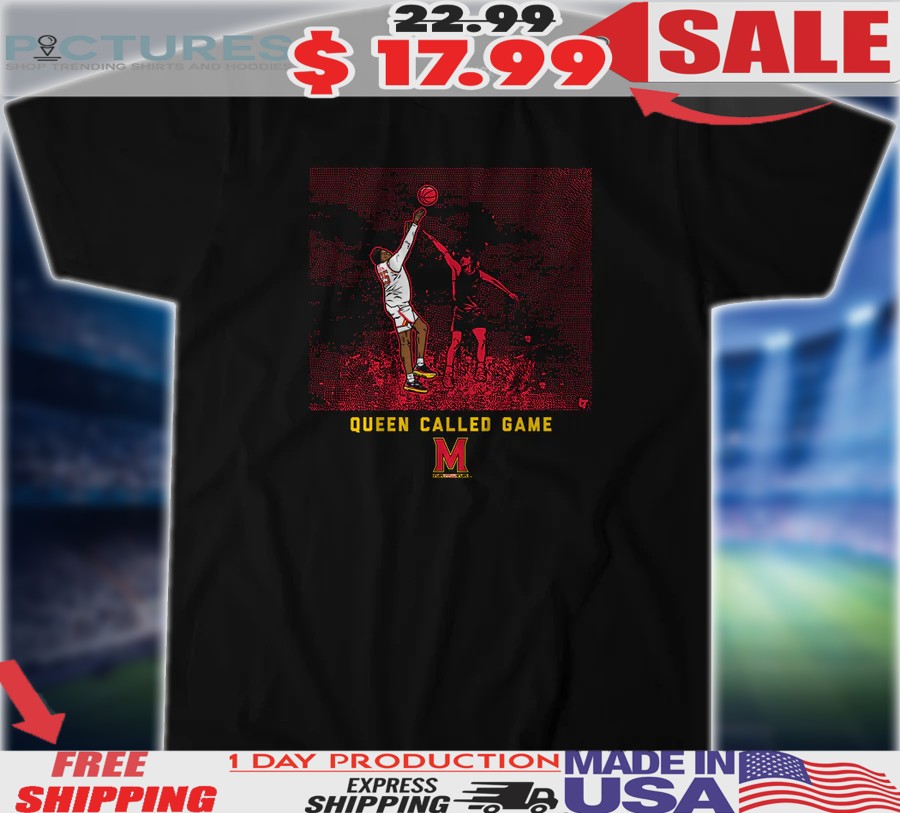 Maryland Terrapins Basketball Derik Queen Called Game Shirt