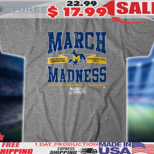 McNeese State Cowboys March Madness Upset 2025 NCAA Men's Basketball Championship Shirt