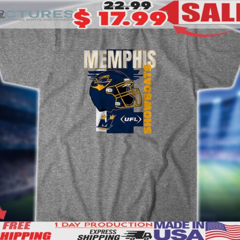 Memphis Showboats Helmet Frame 2025 Shirt