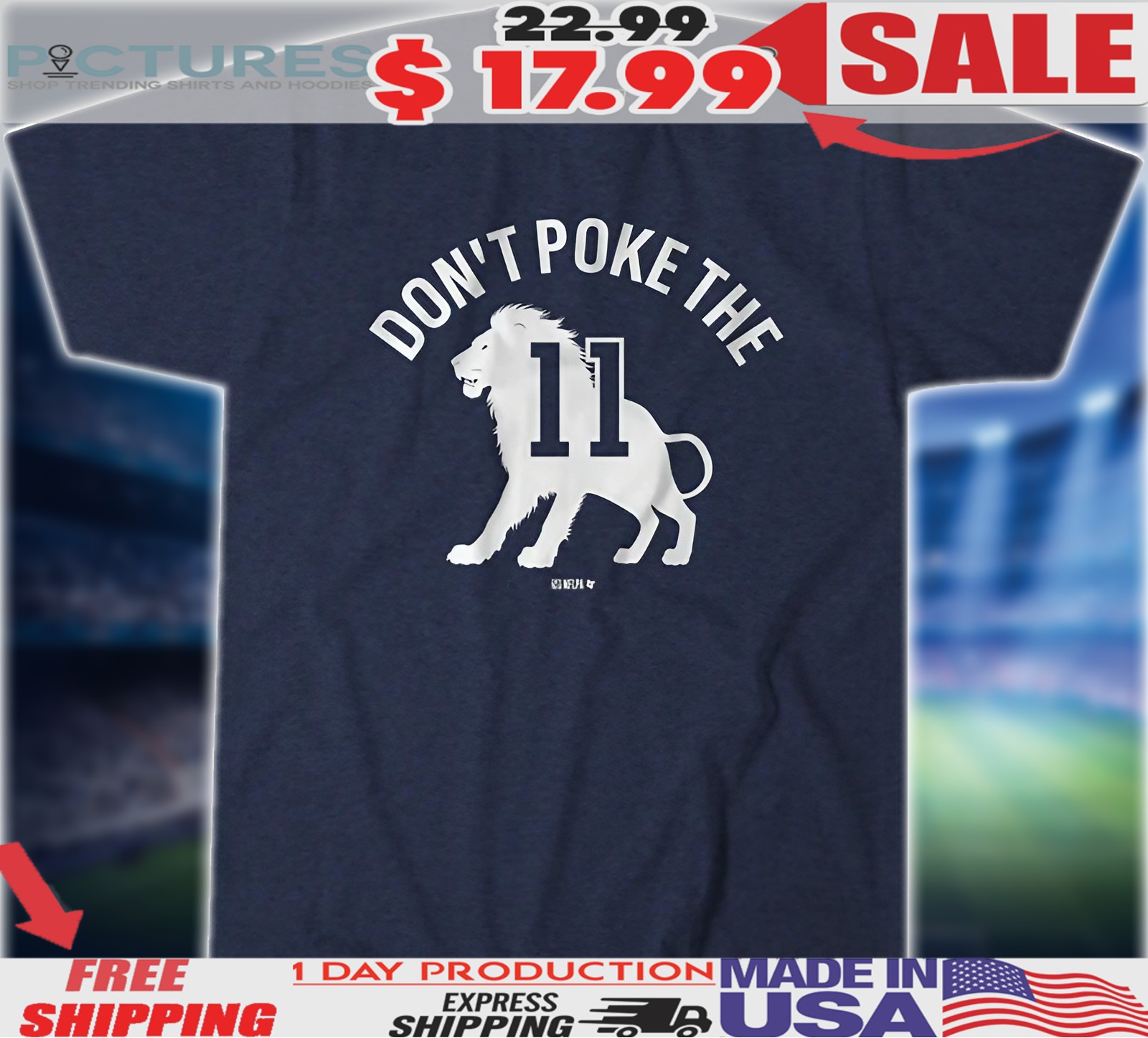 Micah Parsons Dallas Cowboys Don't Poke the Lion NFL Shirt