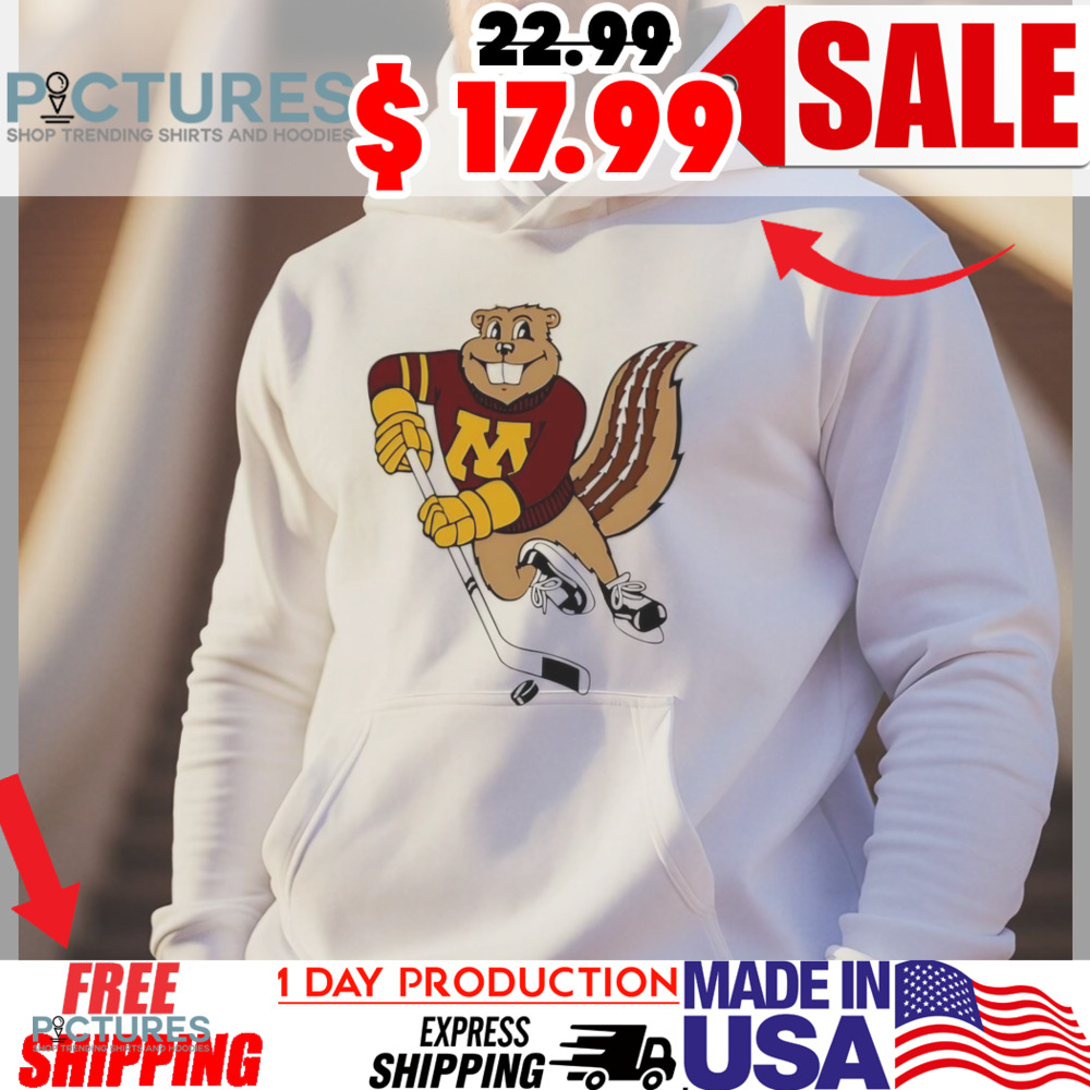Minnesota Golden Gophers Hockey mascot player shirt