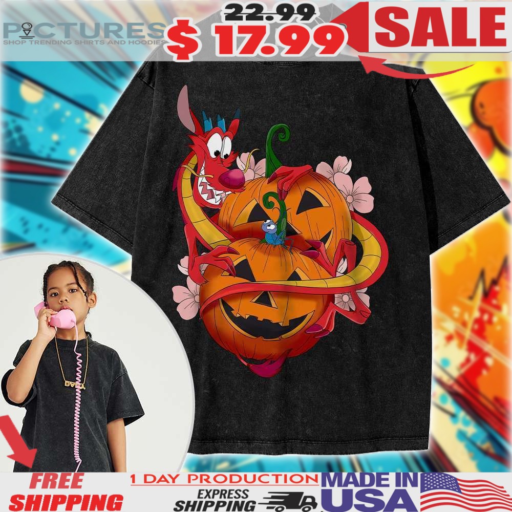 Mushu and Cri-Kee Mulan Animated Halloween For Kids Shirt