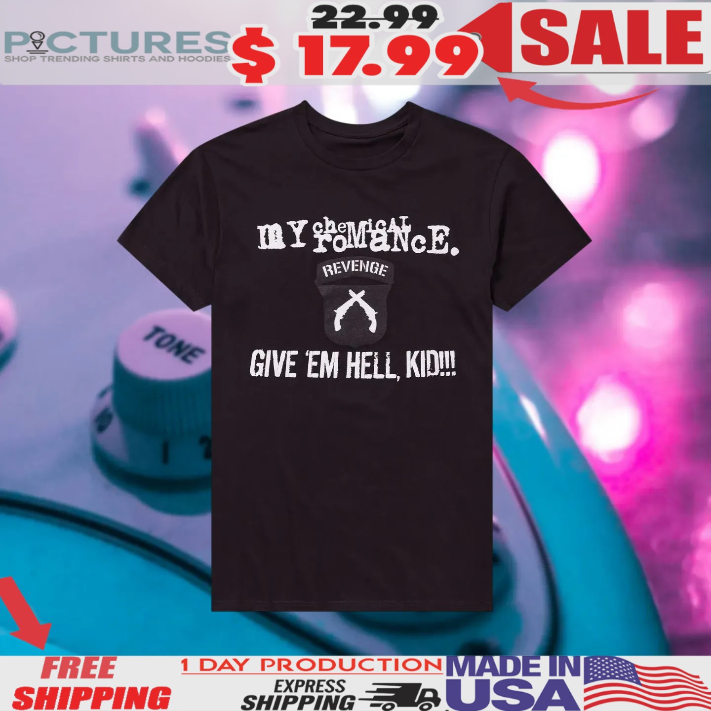 My Chemical Romance Give Em Hell Kid Shirt