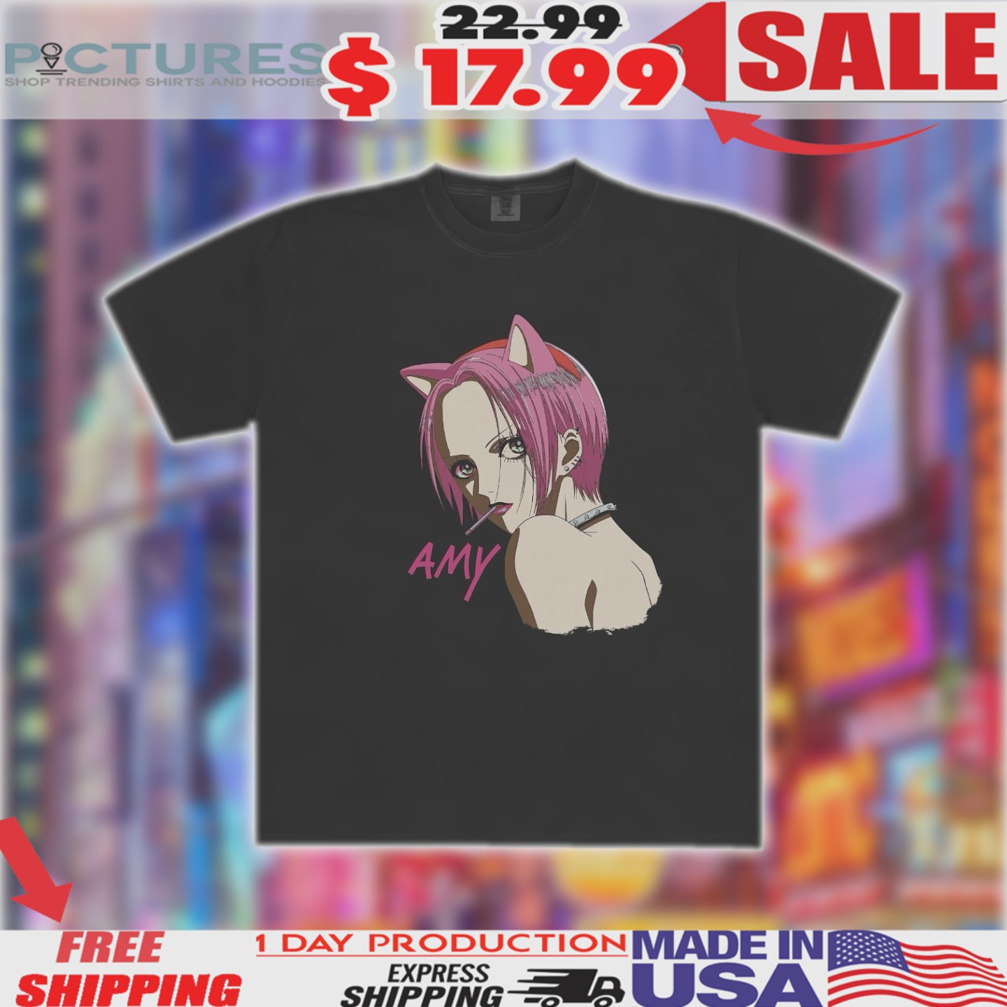 Nana Osaki Amy Anime Shirt