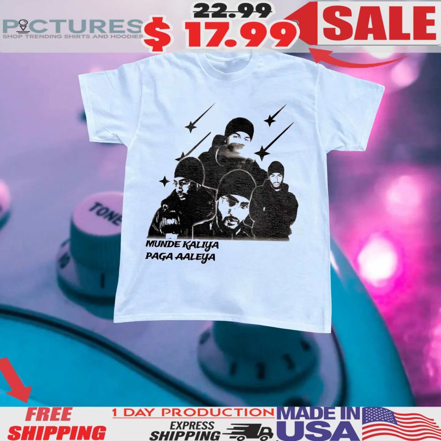 Naughty By Nature B&w Graphic Shirt