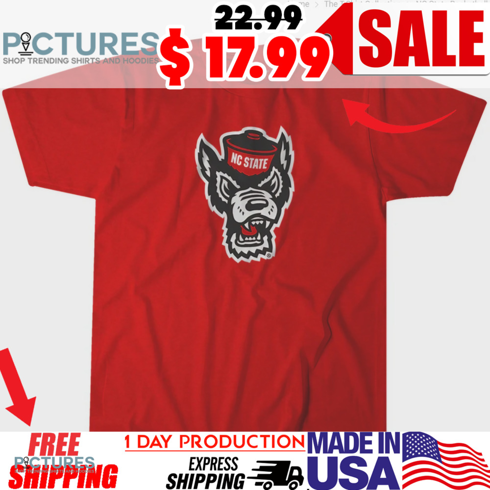 Nc State Basketball Primary Logo 2025 Shirt