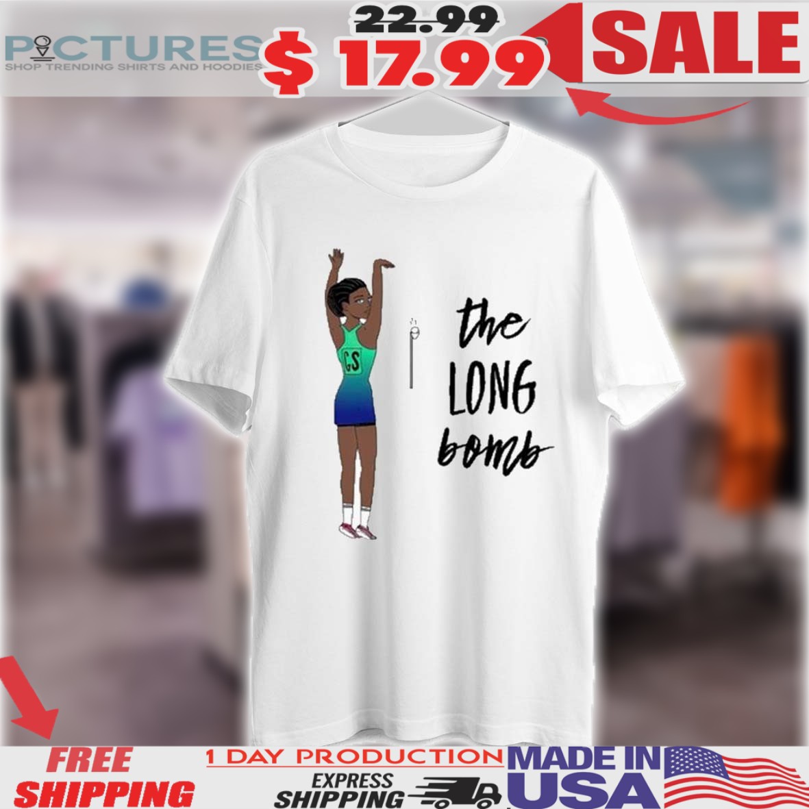 Netty Betty The Long Bomb Shirt